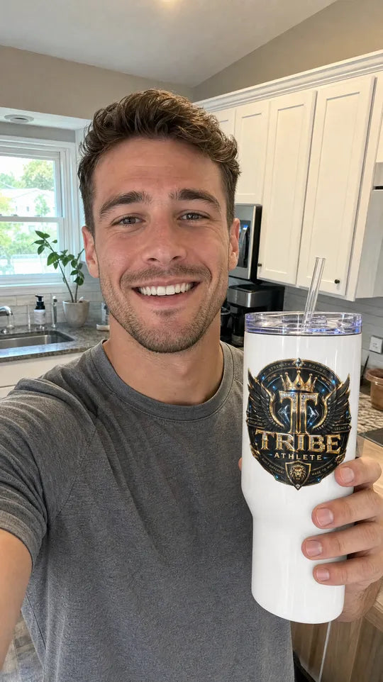 Tribe’s Travel mug with a handle