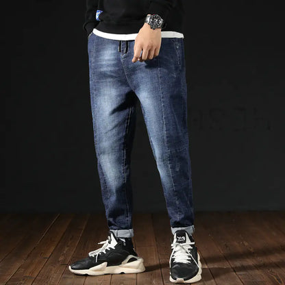 Men's Relaxed Harem Stretch Denim Jeans