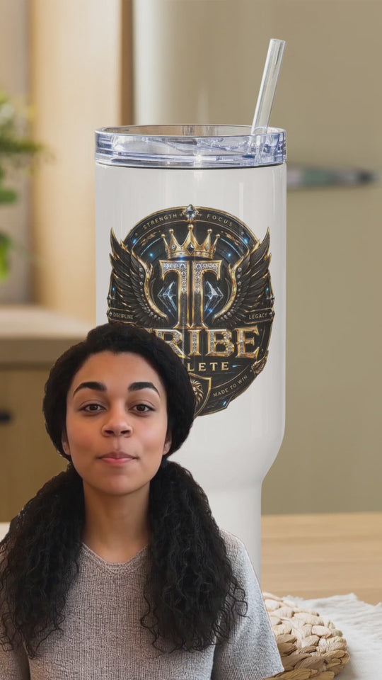 Tribe’s Travel mug with a handle