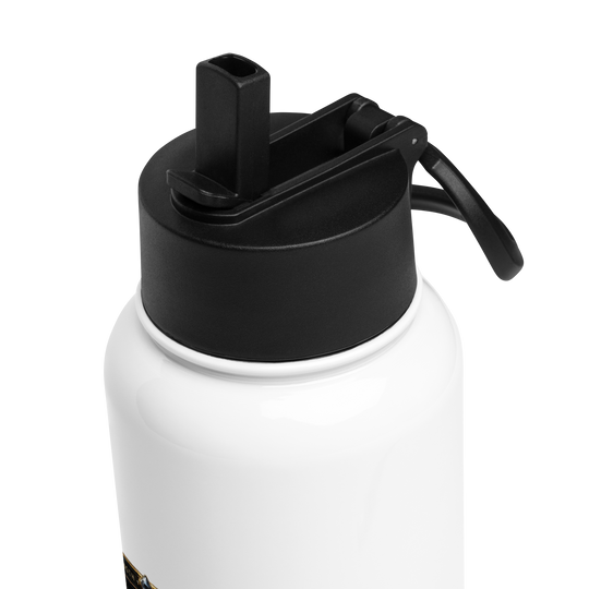 Tribe’s Stainless steel water bottle with a straw lid