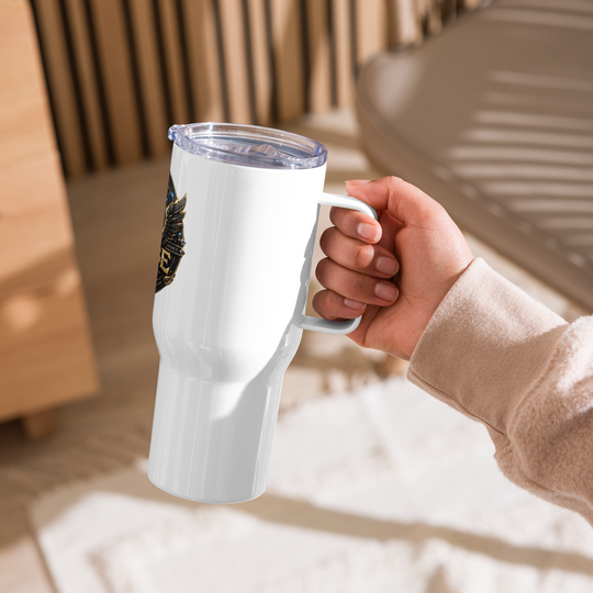 Tribe’s Travel mug with a handle
