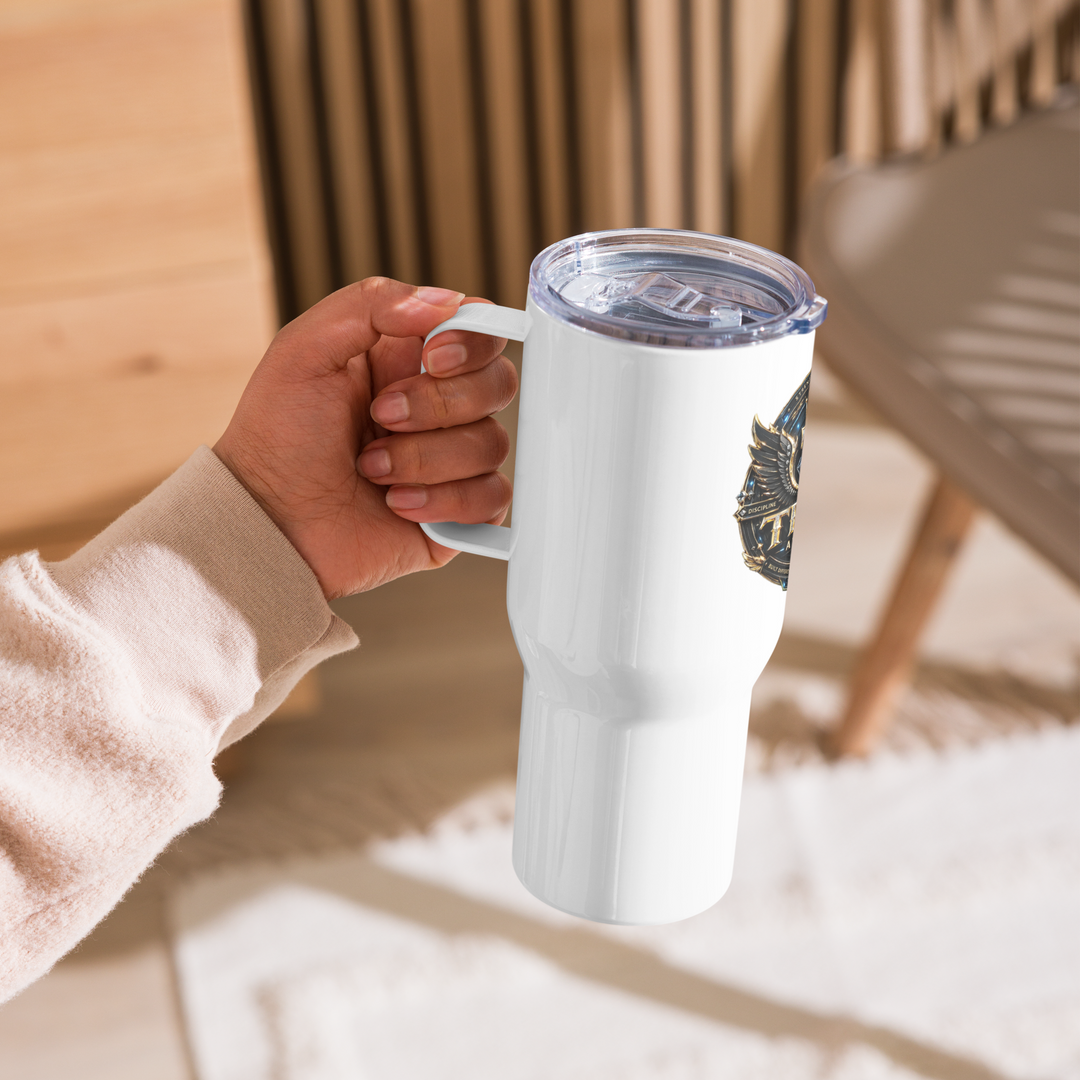 Tribe’s Travel mug with a handle