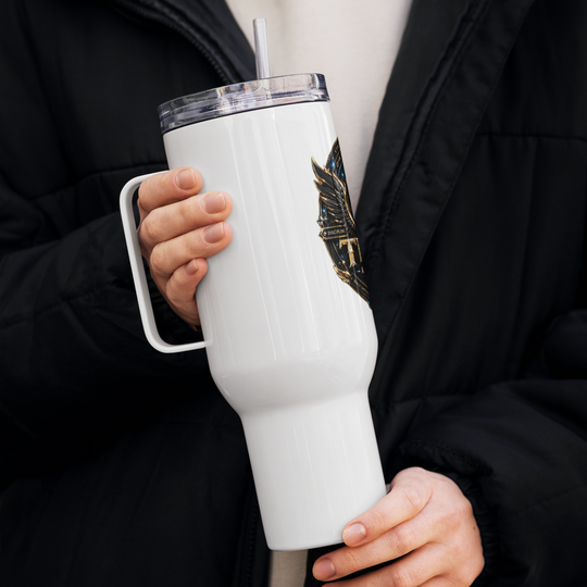 Tribe’s Travel mug with a handle